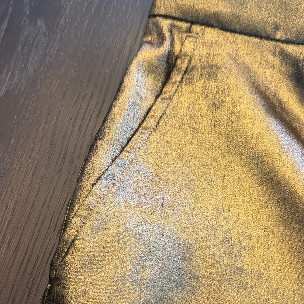BANANA REPUBLIC | metallic wide-leg pant